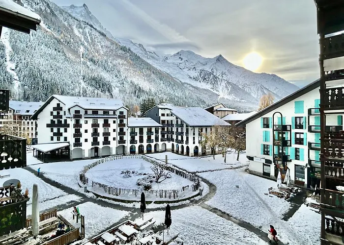 Appartement Centre - De Charme Avec Parking, Vue Sur Le Mont-blc