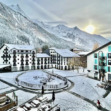 Lägenhet Centre - De Charme Vue Sur Le Mont-blc